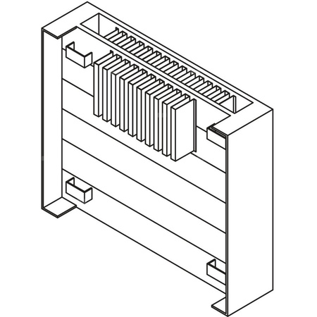 Kermi ściana grzewcza HHV22 630x122x3600 pozioma,RAL9016,6bar,bez osł.,prawa,L260