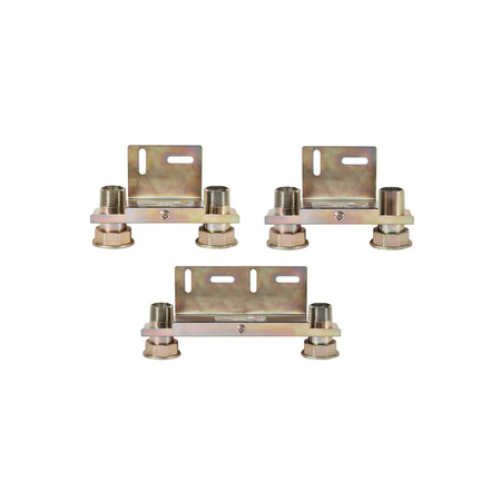 Monozłącze pod gazomierz G4/G6 250mm, GZ 1'' x GZ 1'', blokowe