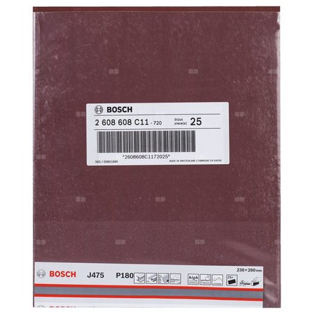 Papier ścierny J475 230x280 mm, 180
