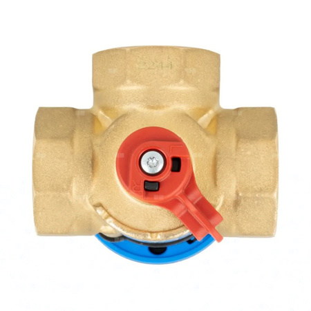 Zawór obrotowy trójdrogowy AFRISO ARV 384 Vario ProClick, mieszający, Siłownik elektryczny ARM 343, DN 25