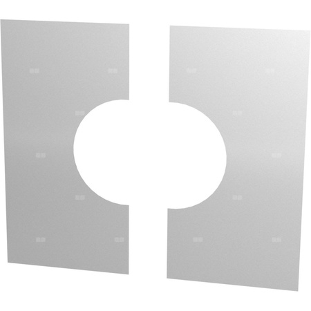 Osłona przejścia przez strop/ścianę dwuczęściowa fi180mm