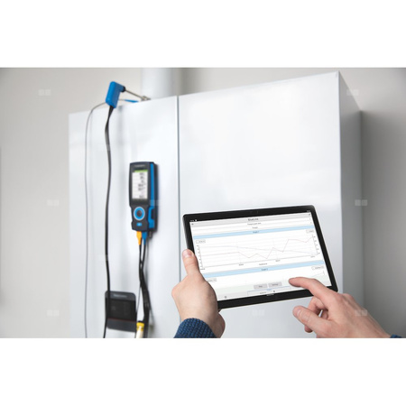 Sensor O2, CO/H2, pomiar ciągu kominowego, analizator spalin AFRISO EUROLYZER S1 standard, bez drukarki, z walizką