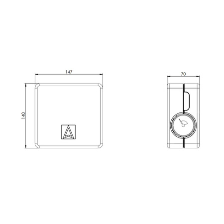Zespół przyłączeniowy AFRISO KSG mini 1'' GW x GW, max. 3 bar