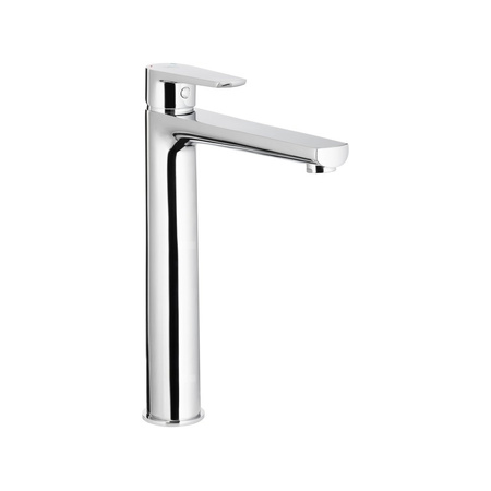 Bateria umywalkowa stojąca nablatowa KFA Armatura NEON click clack, chrom, montaż blat / otwór na baterię