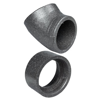 Kolano STYRO 45 st., średnica 180 mm, odporne na tworzenie kondensatu, grubość ścianki 15 mm LWF DRB 180-45 EPP