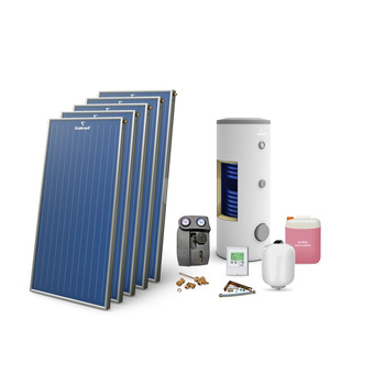 Zestaw solarny Premium Maxi Plus (5x KSG 21 Premium GT, wym. 500 l. folia PVC)