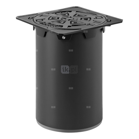 Studzienka teleskopowa MAGNAPLAST D400 maksymalne obciążenie 40 t, pokrywa kwadratowa, pełna