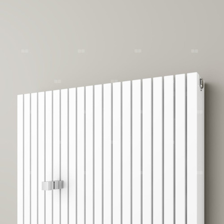 Grzejnik dekoracyjny Kermi®Carré Plus® 1400x295x86, 871W, podł. 6998, RAL 9016 SG