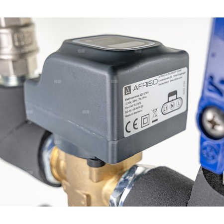 Zespół powrotu do pompy ciepła AMB Lite z zaworem przełączającym AZV, separatorem zanieczyszczeń ADS 181, DN25, przyłącza G1 1/4"