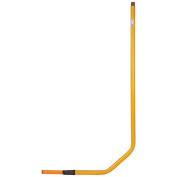 Przyłącze gazu stalowe z rury preizolowanej, PE32 x GZ 1", L=500xH=1500