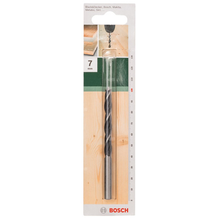 Wiertła spiralne do drewna D = 7,0 mm, L = 100 mm