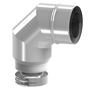 Kolano podłączeniowe do kotła 60/100-80/125 ARISTON Cares, Clas, Genus, Alteas