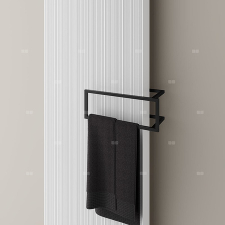 Grzejnik dekoracyjny Kermi®Bryce® V100 2000x600x103, moc 2391W podłącz. 99, RAL 9005 SFE