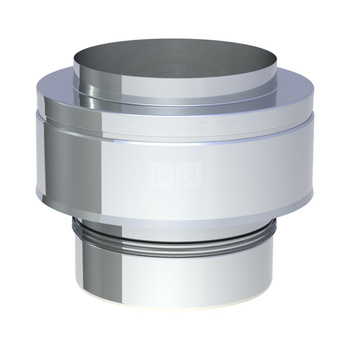 Osłona dwuścienna wylotu przewodu kominowego JEREMIAS 205-DWETN-AL32 350 mm