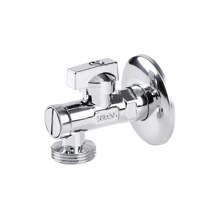 Zawór kulowy PERFEXIM PHA-011 mosiądz chromowany, PN16 1/2'' x 3/8'' GZ, uchwyt: dźwignia