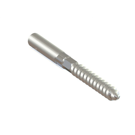 Wkręt dwugwintowy WK M10 100mm NWKM10L100