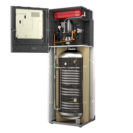 Pakiet - Pompa ciepła powietrzna powietrze-woda monoblok ARISTON NIMBUS COMPACT M NET R32 5 kW 230 V + Moduł naścienny Sensys Net z łącznością Wi-Fi