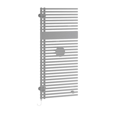 Kermi®Credo®Half®round-E 1000x600x46 400W,srebro/drewno,lewy,WRS biały,SK1