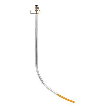 Przyłącze gazu polietylenowe, PE32 x kurek sferyczny DN15, L=700xH=1500, łuk