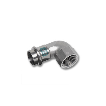 Kolano 90' SANHA NiroSan SF, stal nierdzewna, 28 mm x 1'' (zw x GW)