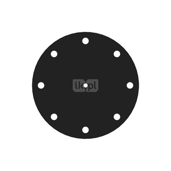 Uszczelka flanszy fi 180 mm z otworem do montażu anody magnezowej