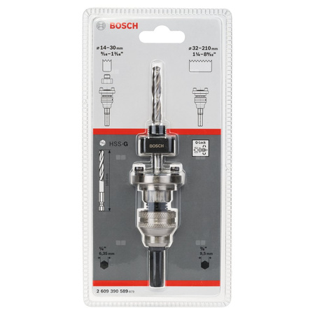 ADAPTER 6KT HSS-G 1/2" 5/8", 14-210MM 