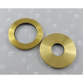 Komplet rozet z uszczelkami do baterii umywalkowej podtynkowej MOZA GOLD