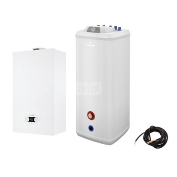 Pakiet - Kocioł gazowy jednofunkcyjny BERETTA QUADRA X 25R kondensacyjny wiszący 3.1 - 25 kW + WymiennikVulcan 140L stojący + Czujnik c.w.u.