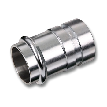 Nypel SANHA NiroSan Press, stal nierdzewna, 76,1 mm (zw x GW)