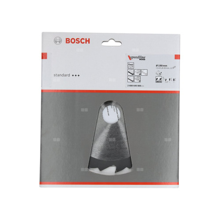 Tarcza pilarska Speedline Wood PIŁA TARCZ.-H SPEED 190X2.6X30Z12