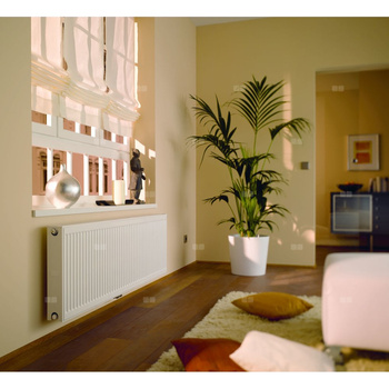 Grzejnik płytowy typ 10 KERMI Profil-Vplus, prawy wym. 600 x 2600 mm, kolor biały, moc 1565 W