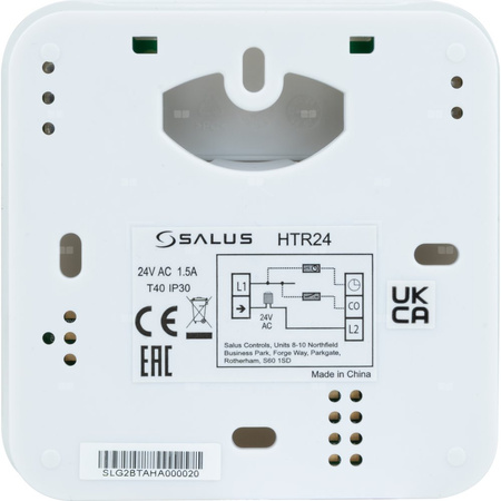 Salus przewodowy, natynkowy, analogowy regulator HTR24V, dobowy, 24 V