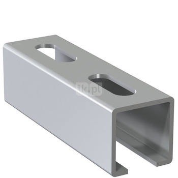 Szyna montażowa NICZUK SZA, gr. 1.5 mm, dł. 3000 mm, stal nierdzewna (ocynk galwaniczny)