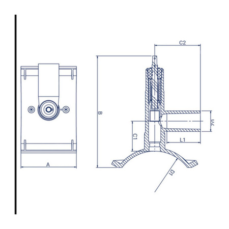 Zawór siodłowy do nawiercania PE100RC SDR11 d 63/32 FOX