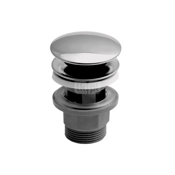 Zestaw odpływowy do umywalki PERFEXIM SPPTB01 chromowany 2 3/4'', przycisk duży okrągły wypukły