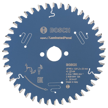 Tarcza pilarska Expert for Laminated Panel KSB EXPERT FOR L.P. 140X20X1,8 42T
