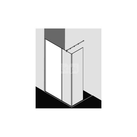 Kermi WALK-IN XB WIW 1300x 2000 1280-1300 SIMG SR Opaco Clean