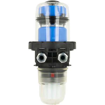 Filtr olejowy AFRISO FloCo-Top-1C Si zintegrowany z odpowietrznikiem fi 3/8'' x 3/8'' GW x GZ, z wkładem plastikowym, maks. przepływ 100 l/h