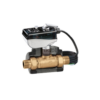 Dwudrożny kulowy zawór strefowy z napędem do instalacji klimatyzacyjnych 1" - 230V