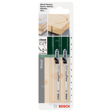 Brzeszczot do wyrzynarek, HCS, T 101 AO Clean for Wood