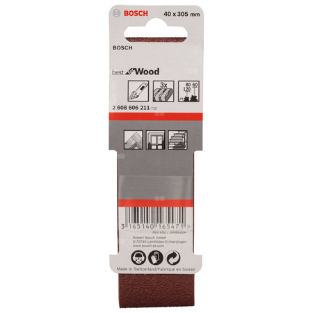 PAS BEZK. 40X305 BEST F/WOOD P60/80/100