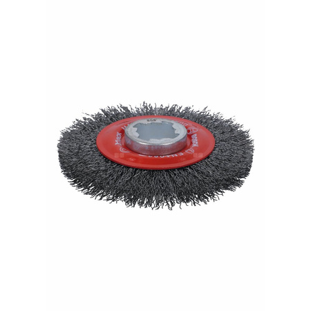Szczotka tarczowa z drutu z systemem X-LOCK, drut falisty 115 stalowy 115 mm, 0,3 mm, X-LOCK