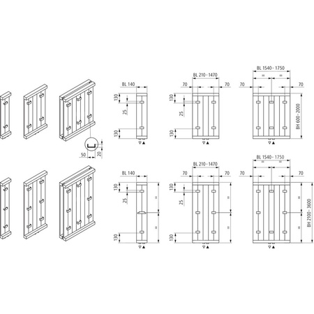Grzejnik płytowy typ 11 KERMI HVN wym. 1400 x 1190 mm, kolor biały, moc 2400 W