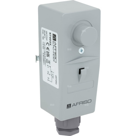 Czujnik temperatury HVAC AFRISO BRC (nastawa wewnętrzna) poł. potrójne, zakres pom. 20-90'C
