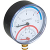 Manometr AFRISO TM radialne 1/4'' fi 80 mm, 0 - 4 bar, 20 - 120'C