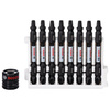 9-częściowy zestaw końcówek wkręcających Impact Control PH2 / T20