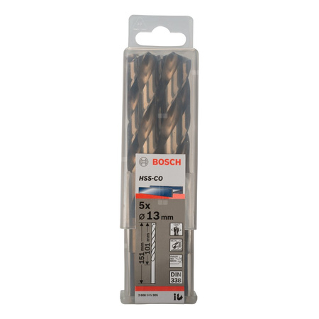 WIERTŁO STAND. HSS-CO 135'13,0/101MM