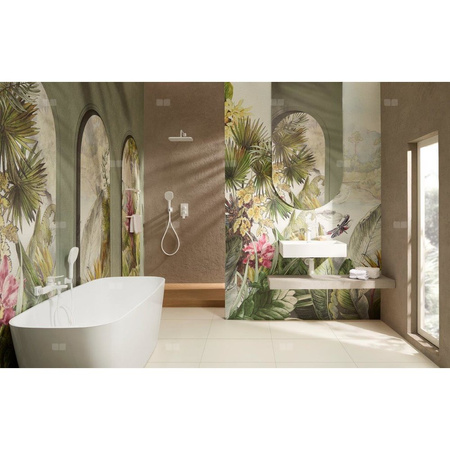 MALAGA WHITE podtynkowy zestaw prysznicowy z baterią 3 funkcyjną