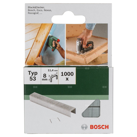 Zszywka, typ 53 Typ 53, L = 8,0 mm