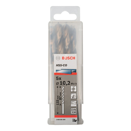 WIERTŁO STAND. HSS-CO 135'10,2/87MM